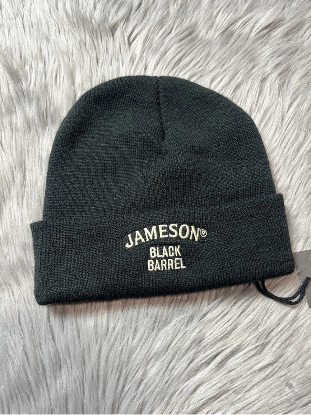 Jameson Whiskey Black Barrel Acrylic Beanie One Size New